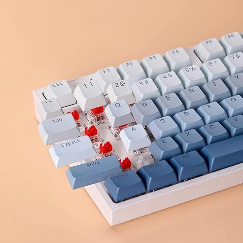 Redragon A134 Gradient Color Ombre Blue KeyCaps, 104 Keys Redragon A134 Gradient Color Ombre Blue KeyCaps, 104 Keys